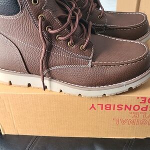 Levi's Dark Brown Leather Boots